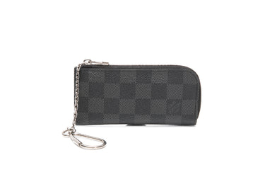 LOUIS VUITTON Damier Graphite Key Pouch Cles