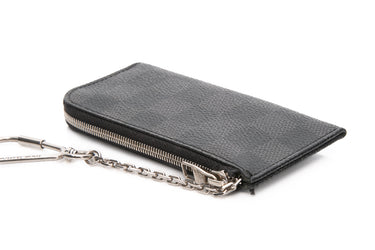 LOUIS VUITTON Damier Graphite Key Pouch Cles