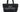 CHANEL Vintage Black Leather Perforated CC Logo Small Tote Bag