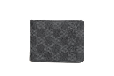 LOUIS VUITTON Damier Graphite Canvas Slender Wallet
