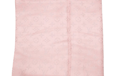 LOUIS VUITTON Monogram Velvet Rose Shine Shawl (New)