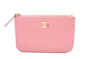 CHANEL Pink CC Clover Mini O case