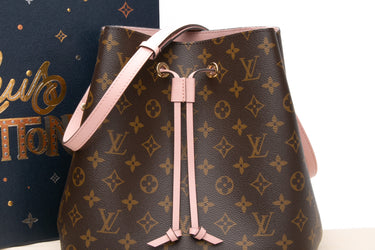 LOUIS VUITTON Monogram Neonoe MM Rose Poudre