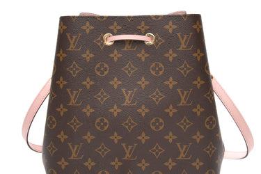LOUIS VUITTON Monogram Neonoe MM Rose Poudre