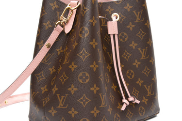LOUIS VUITTON Monogram Neonoe MM Rose Poudre