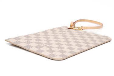 LOUIS VUITTON Damier Azur Wristlet (New)