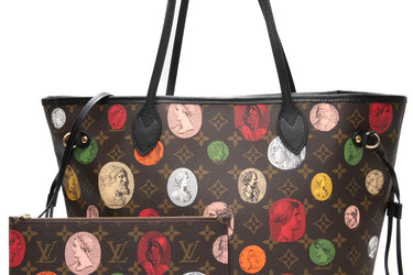 LOUIS VUITTON X Fornasetti Cameo Monogram Neverfull MM