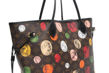 LOUIS VUITTON X Fornasetti Cameo Monogram Neverfull MM
