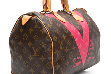 LOUIS VUITTON Monogram Speedy 30 V Grenade