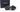 CHANEL Black Lambskin Quilted Hair Scrunchie CC Charm