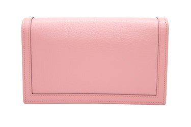 GUCCI Wild Rose Textured Dollar Calfskin Mini Diana Chain Crossbody Bag