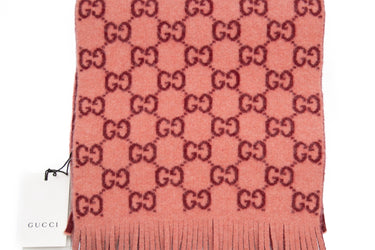 GUCCI Rose Bordeaux Lady Scarf (New)