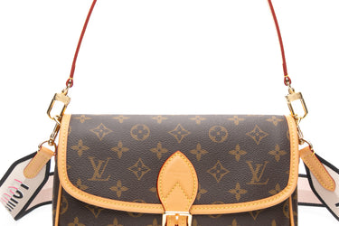 LOUIS VUITTON Monogram Black Diane Crossbody Bag (New)