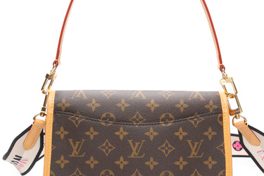 LOUIS VUITTON Monogram Black Diane Crossbody Bag (New)