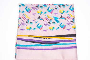 LOUIS VUITTON Pink Multicolor Auth Monogram Shawl