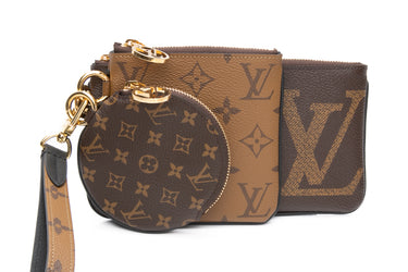 LOUIS VUITTON Reverse Monogram Giant Trio Pouch