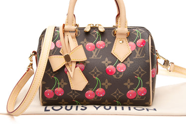 LOUIS VUITTON X Takashi Murakami Monogram Cherry Speedy Bandoulière 20 (New)