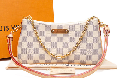 LOUIS VUITTON Damier Azur Pochette Liv Shoulder/Crossbody Bag