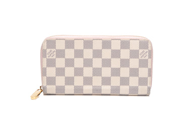 LOUIS VUITTON Damier Azur Zippy Wallet