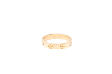 CARTIER 18K Yellow Gold Thin Love Ring 51 US 5.75
