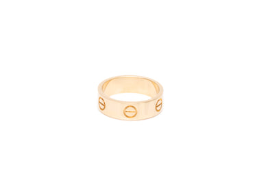 CARTIER 18K Yellow Gold Love Ring 52 US 6