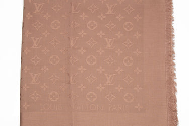 LOUIS VUITTON Cappuccino Monogram Shawl (New)