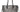 MCM Metallic Silver Black Visetos Liz Reversible Medium Tote Bag
