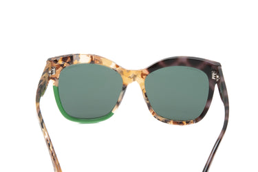 CHANEL Tortoise Square CC Acetate Sunglasses