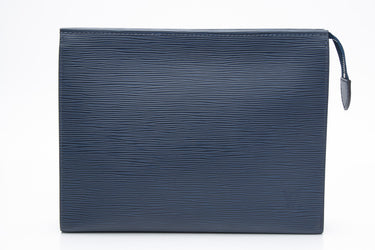 LOUIS VUITTON Blue Epi Toiletry Pouch 26