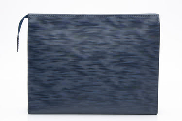 LOUIS VUITTON Blue Epi Toiletry Pouch 26