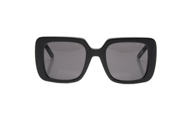 CHRISTIAN DIOR Black Acetate Wildior S3U Square Sunglasses