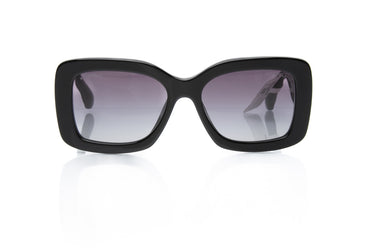 CHANEL Black Quilted CC Rectangle Sunglasses (New)