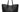 SAINT LAURENT Black Calfskin Shopping Tote Bag
