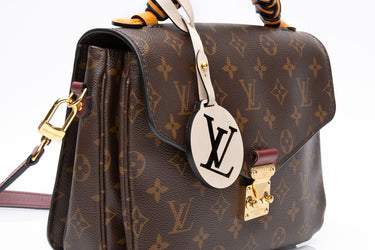 LOUIS VUITTON Braided Handle Monogram Pochette Metis