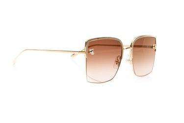 CARTIER Gold Oversize Sunglasses (New)