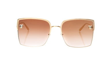 CARTIER Gold Oversize Sunglasses (New)