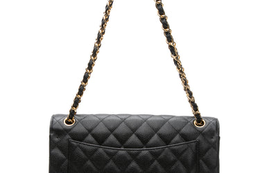 CHANEL Black Caviar Jumbo Classic Double Flap Bag