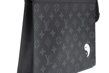 LOUIS VUITTON Monogram Eclipse 'Ying Yang' Pochette Voyage MM