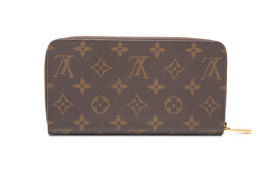 LOUIS VUITTON Brown Monogram Zippy Wallet