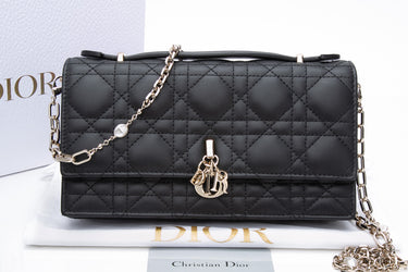 DIOR Black Cannage Lambskin My Dior Mini Bag