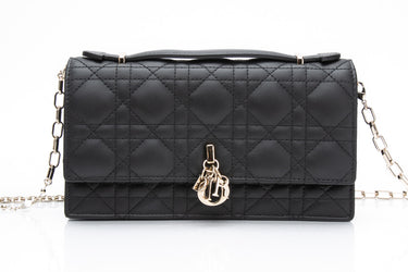 DIOR Black Cannage Lambskin My Dior Mini Bag