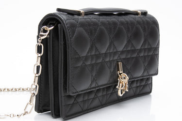 DIOR Black Cannage Lambskin My Dior Mini Bag