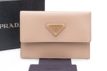 PRADA Saffiano leather card holder (New)