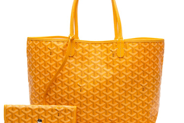 GOYARD Yellow Goyardine Saint Louis PM