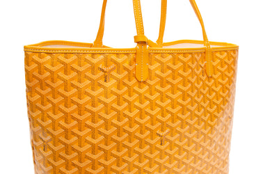 GOYARD Yellow Goyardine Saint Louis PM