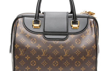 LOUIS VUITTON Monogram Black Golden Arrow Speedy