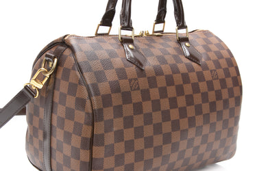 LOUIS VUITTON Damier Ebene Speedy 30 Bandouliere Bag