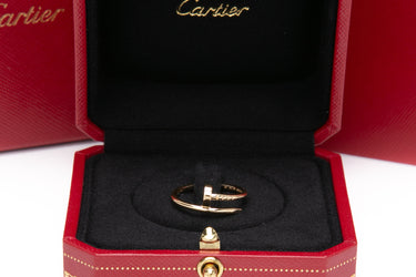 CARTIER 18K Yellow Gold Juste Un Clou Ring Thin Model Sz 51 (US 5.75)