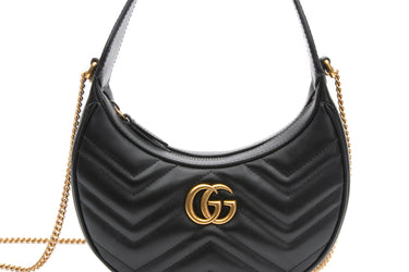 GUCCI GG Marmont Black Small Shoulder Bag