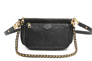 LOUIS VUITTON Multi Pochette Accessoires Black Monogram Empreinte